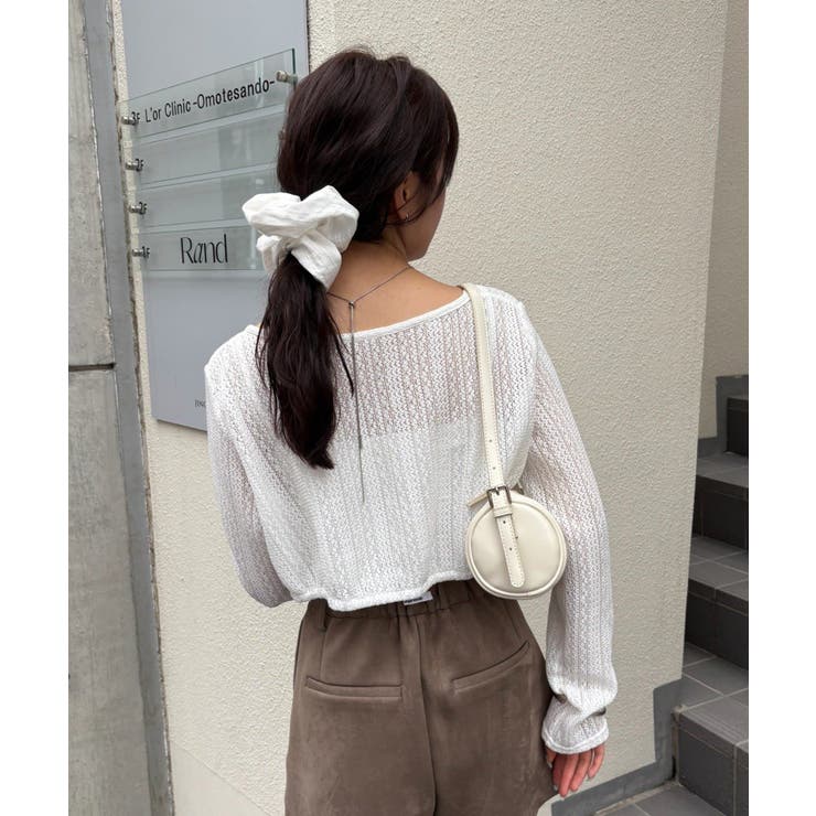 【mystic】ギャザーリボンボレロ | PAL GROUP OUTLET | 詳細画像10 