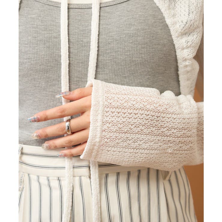 【mystic】ギャザーリボンボレロ | PAL GROUP OUTLET | 詳細画像18 