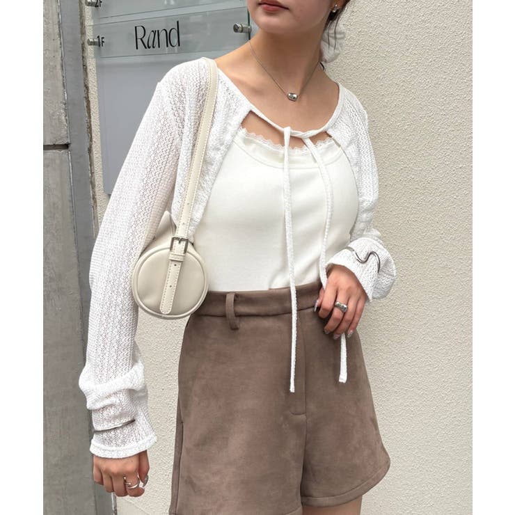 【mystic】ギャザーリボンボレロ | PAL GROUP OUTLET | 詳細画像2 