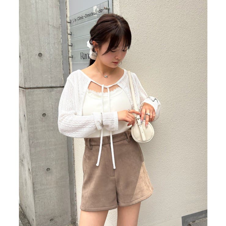 【mystic】ギャザーリボンボレロ | PAL GROUP OUTLET | 詳細画像6 