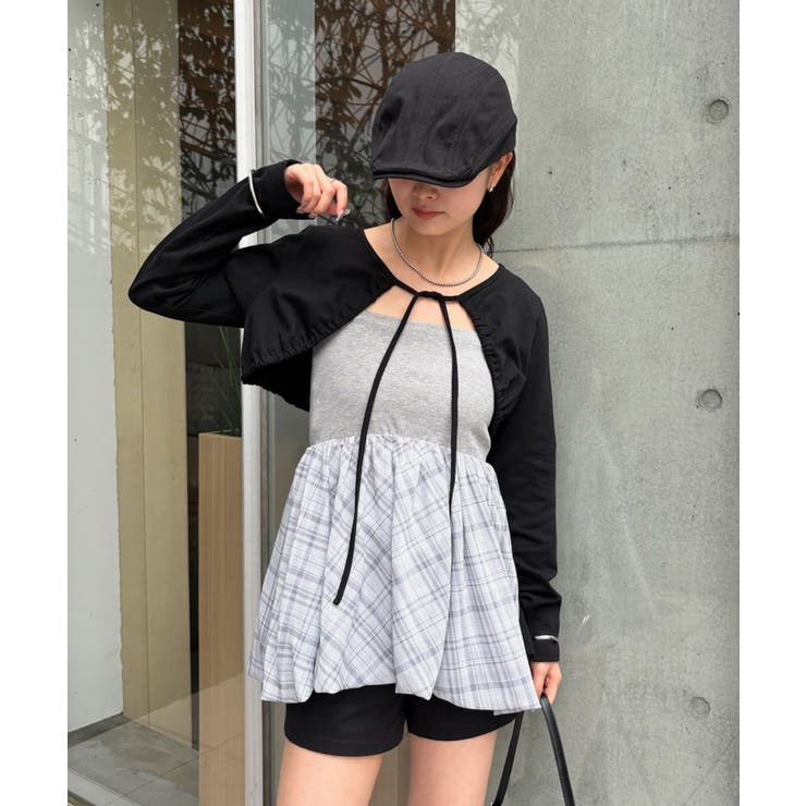 【mystic】ギャザーリボンボレロ | PAL GROUP OUTLET | 詳細画像19 