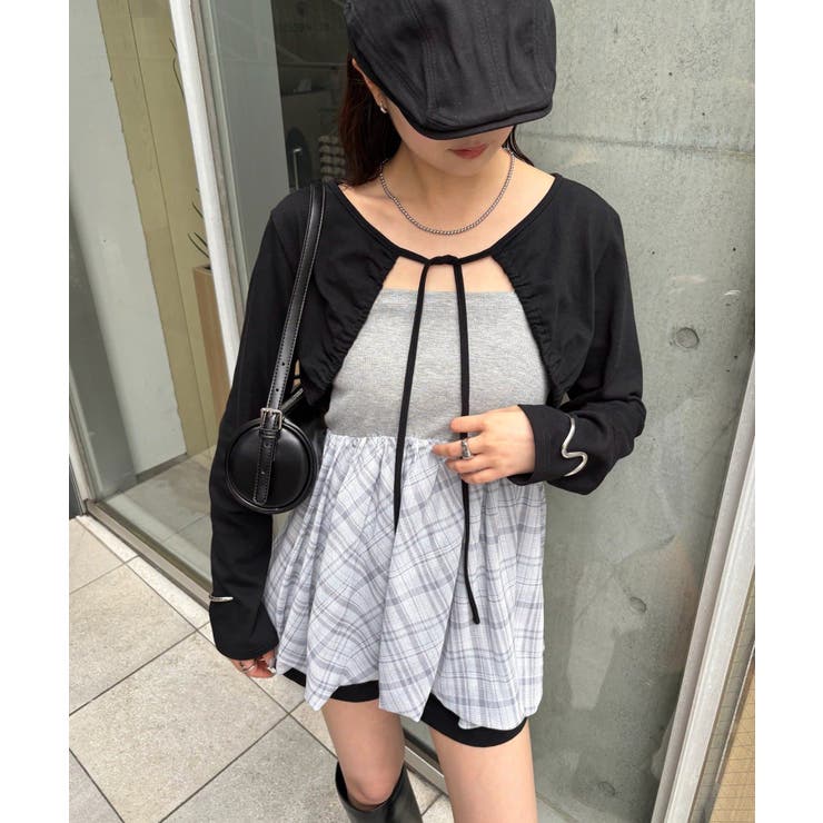 【mystic】ギャザーリボンボレロ | PAL GROUP OUTLET | 詳細画像20 