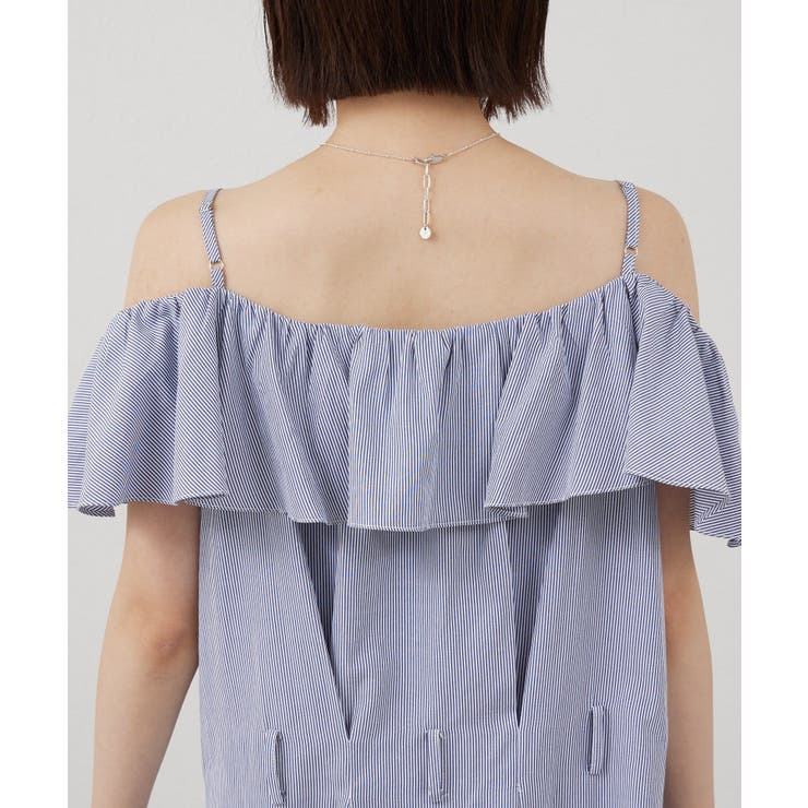 【mystic】[mline]オフショルシャツミニワンピ | PAL GROUP OUTLET | 詳細画像12 