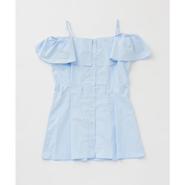 【mystic】[mline]オフショルシャツミニワンピ | PAL GROUP OUTLET | 詳細画像8 