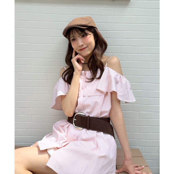 【mystic】[mline]オフショルシャツミニワンピ | PAL GROUP OUTLET | 詳細画像23 