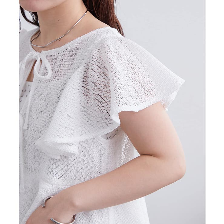 【mystic】ペプラムリボンチュニック | PAL GROUP OUTLET | 詳細画像13 