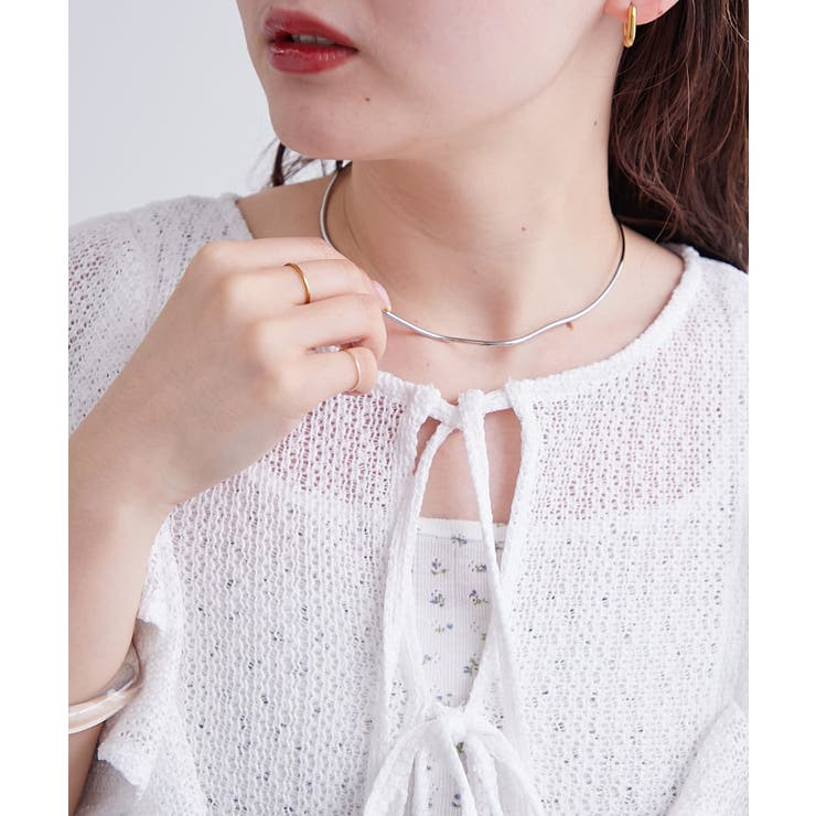 【mystic】ペプラムリボンチュニック | PAL GROUP OUTLET | 詳細画像16 