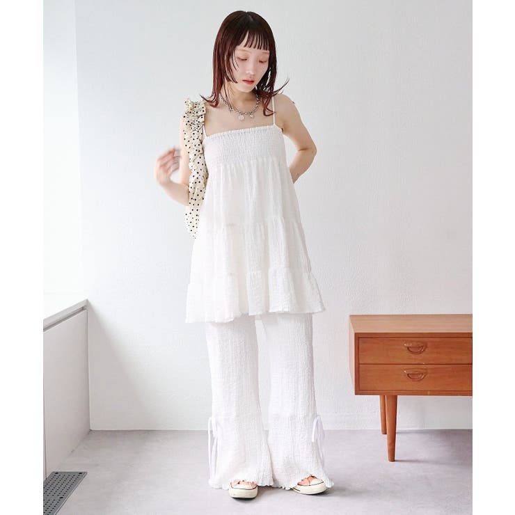 w closet】しぼキャミフレアパンツSET[品番：PALW0006925]｜PAL GROUP