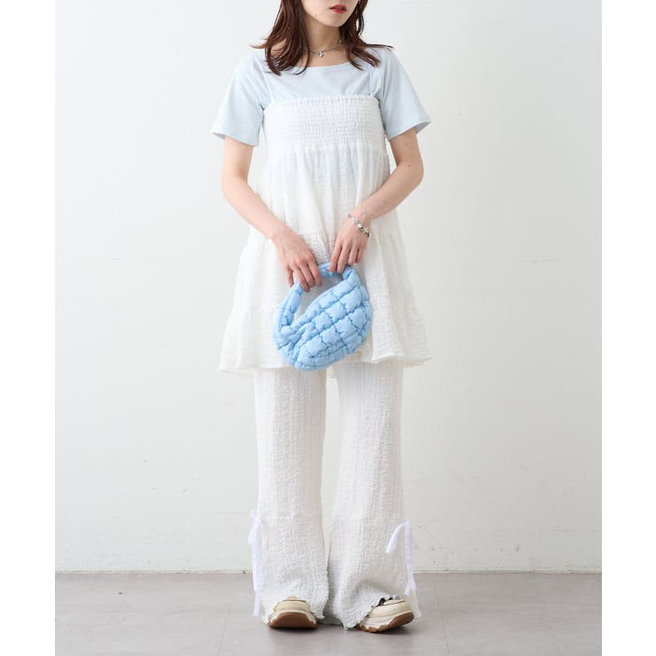 w closet】しぼキャミフレアパンツSET[品番：PALW0006925]｜PAL GROUP