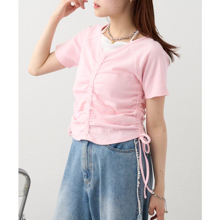 PNK | 【w closet】ホルターレイヤードＴ | PAL GROUP OUTLET