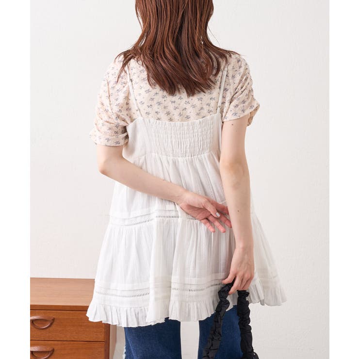 【w closet】半袖フラワーレースジャガードT | PAL GROUP OUTLET | 詳細画像10 