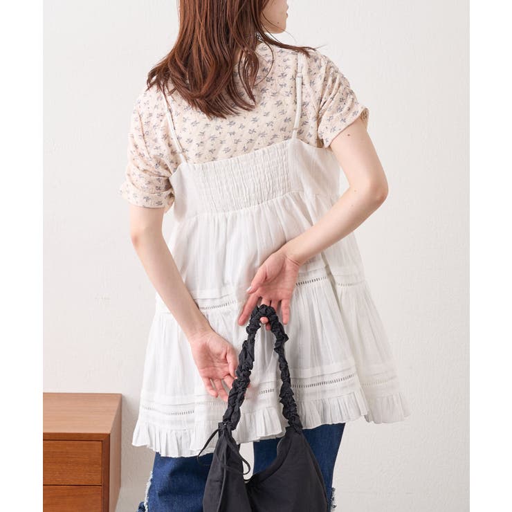 【w closet】半袖フラワーレースジャガードT | PAL GROUP OUTLET | 詳細画像11 