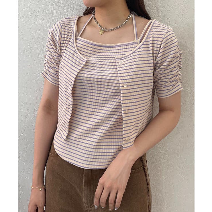 BLU | 【w closet】ホルターレイヤードSET | PAL GROUP OUTLET