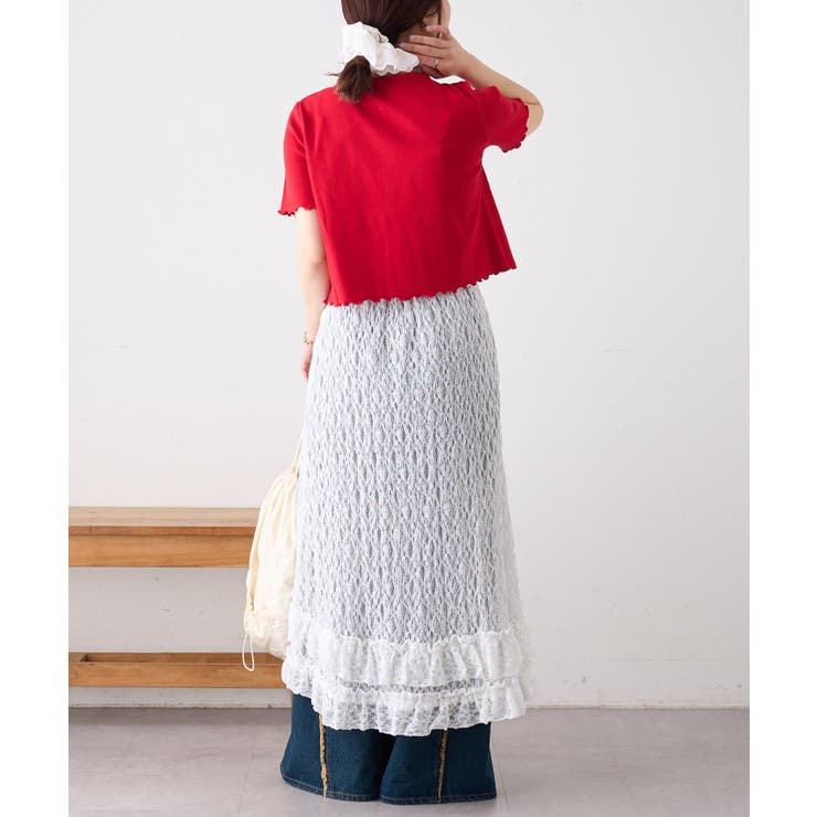 【w closet】半袖W ZIPリブカーデ | PAL GROUP OUTLET | 詳細画像13 