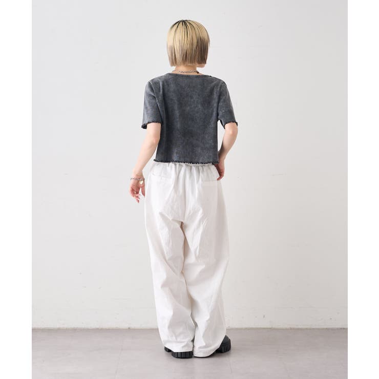 【w closet】半袖W ZIPリブカーデ | PAL GROUP OUTLET | 詳細画像22 