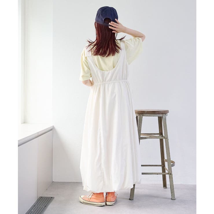 【w closet】肩リボンバルーンワンピース | PAL GROUP OUTLET | 詳細画像6 