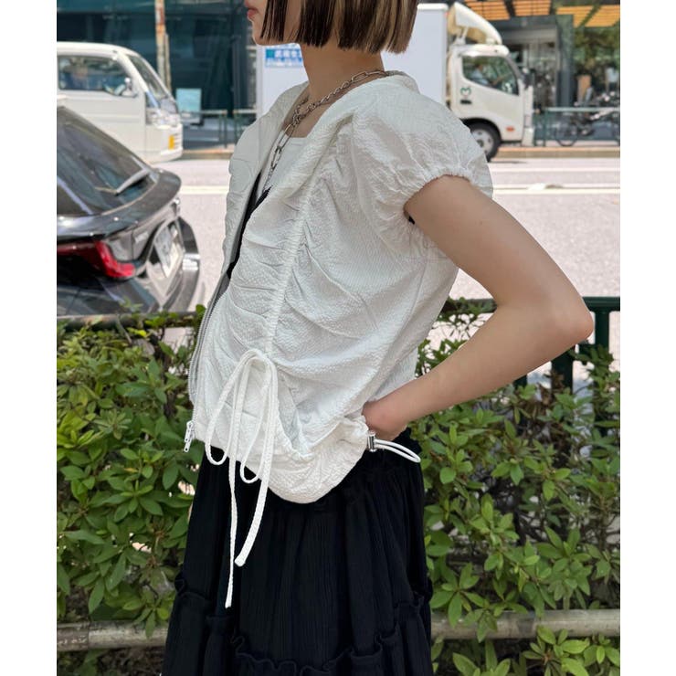 【w closet】フーディーZIPブルゾン | PAL GROUP OUTLET | 詳細画像3 