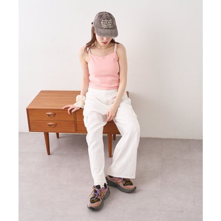 【w closet】ボーダーレースキャミ | PAL GROUP OUTLET | 詳細画像10 