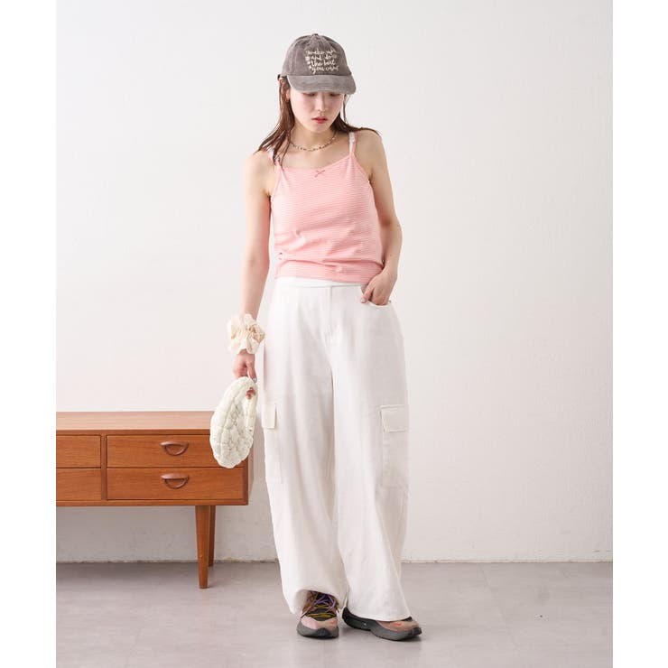 【w closet】ボーダーレースキャミ | PAL GROUP OUTLET | 詳細画像12 