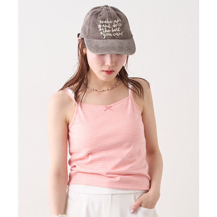 【w closet】ボーダーレースキャミ | PAL GROUP OUTLET | 詳細画像2 