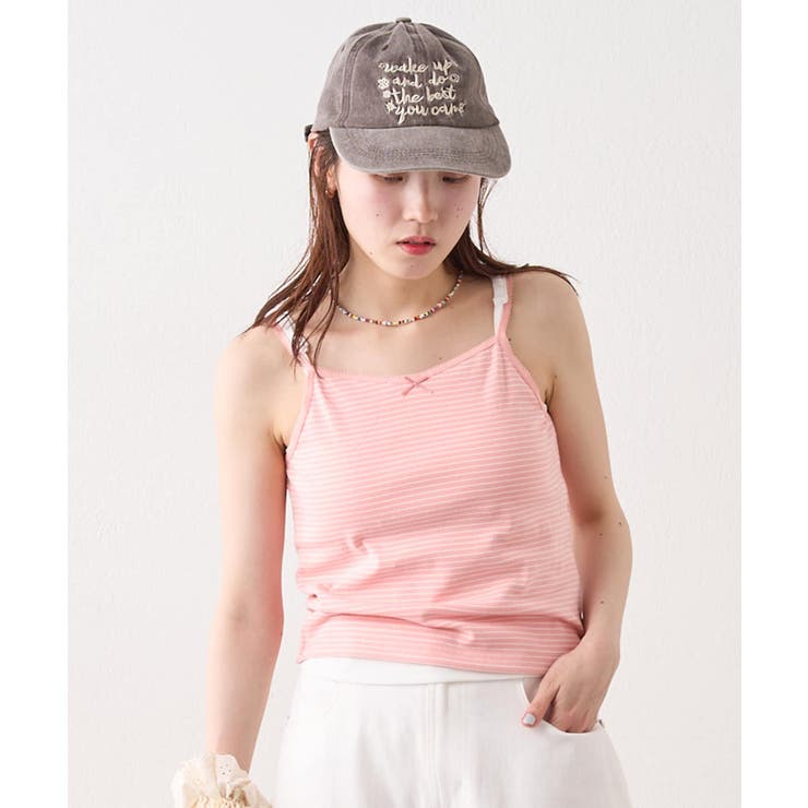 【w closet】ボーダーレースキャミ | PAL GROUP OUTLET | 詳細画像3 