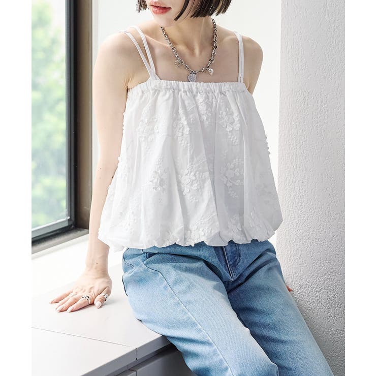 【w closet】レースバルーン２WAYキャミ | PAL GROUP OUTLET | 詳細画像3 