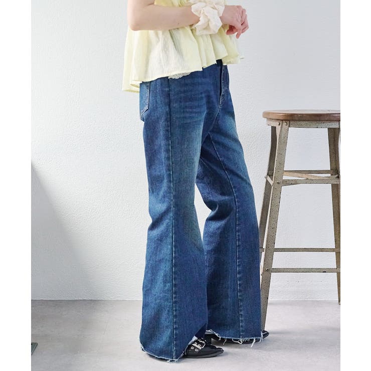 【w closet】レース付きフレアデニムパンツ | PAL GROUP OUTLET | 詳細画像29 