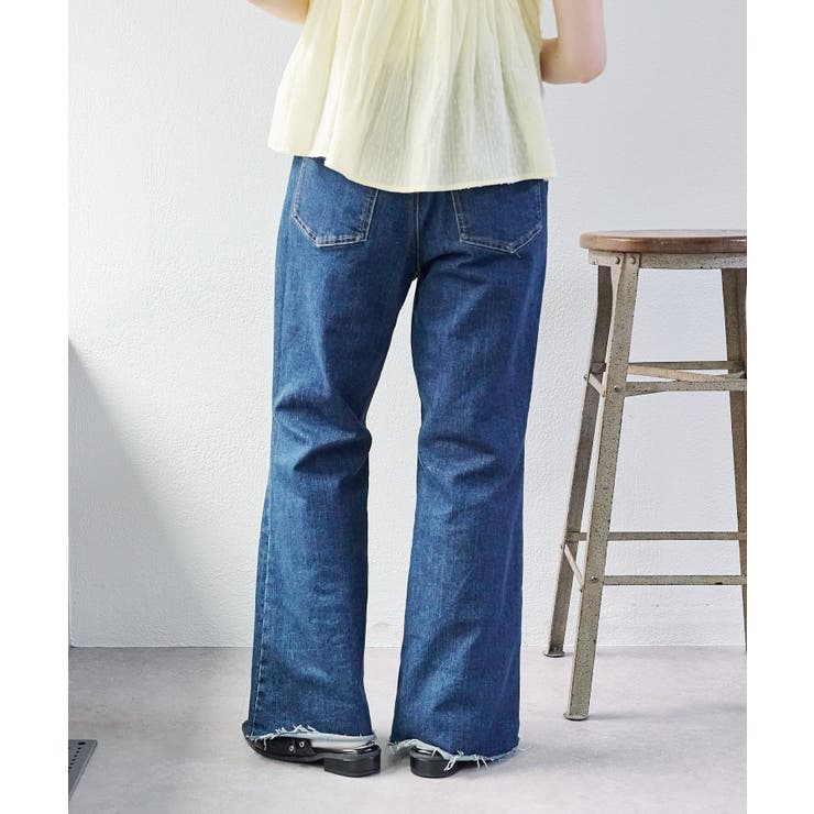 【w closet】レース付きフレアデニムパンツ | PAL GROUP OUTLET | 詳細画像31 