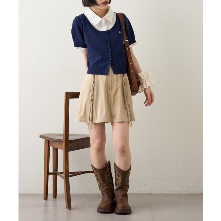 【w closet】フリンジミニスカパン | PAL GROUP OUTLET | 詳細画像8 