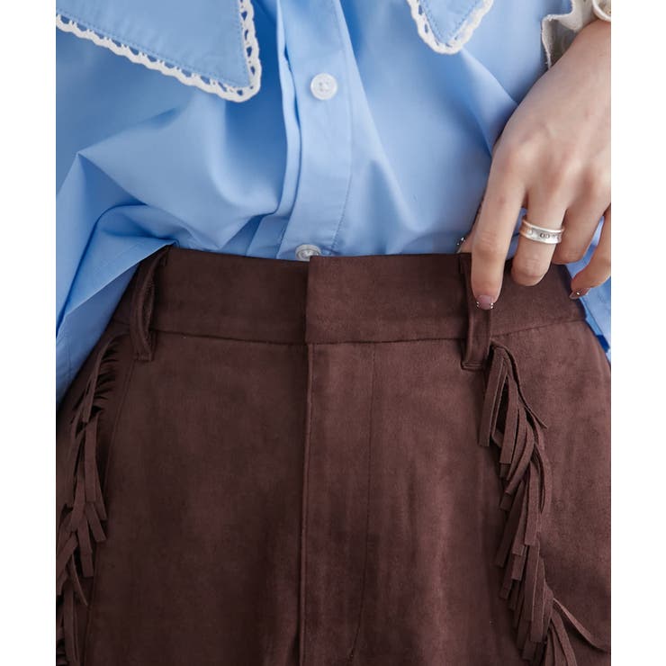 【w closet】フリンジミニスカパン | PAL GROUP OUTLET | 詳細画像24 