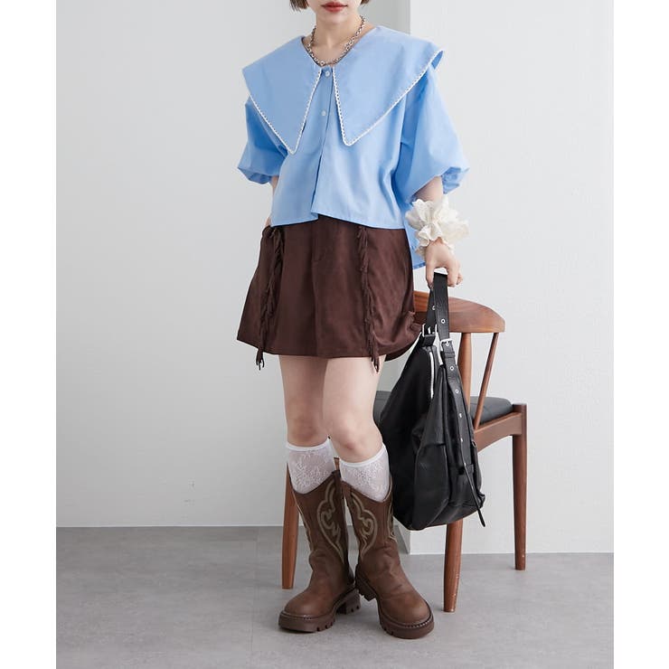 【w closet】フリンジミニスカパン | PAL GROUP OUTLET | 詳細画像20 