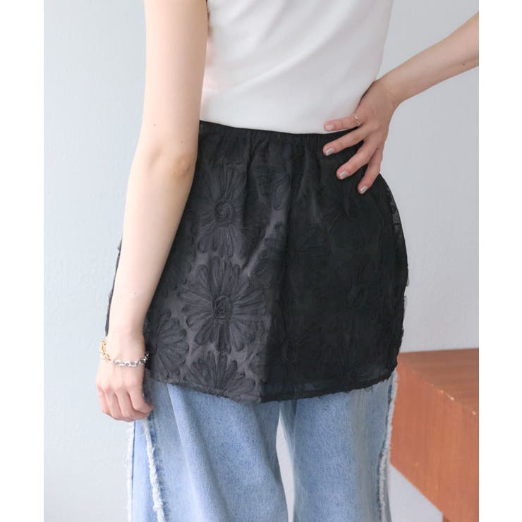 【w closet】フラワーレースミニスカート | PAL GROUP OUTLET | 詳細画像10 