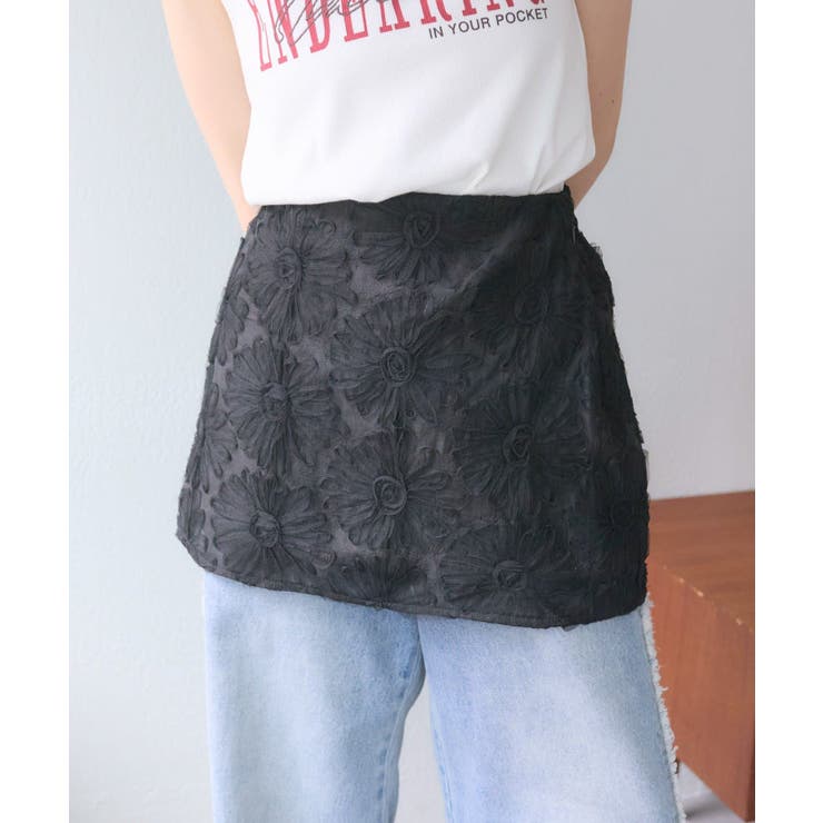 【w closet】フラワーレースミニスカート | PAL GROUP OUTLET | 詳細画像13 