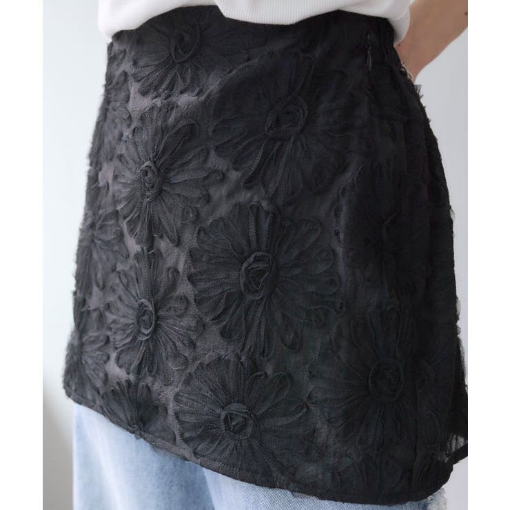 【w closet】フラワーレースミニスカート | PAL GROUP OUTLET | 詳細画像14 