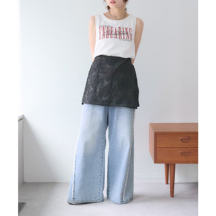 【w closet】フラワーレースミニスカート | PAL GROUP OUTLET | 詳細画像17 