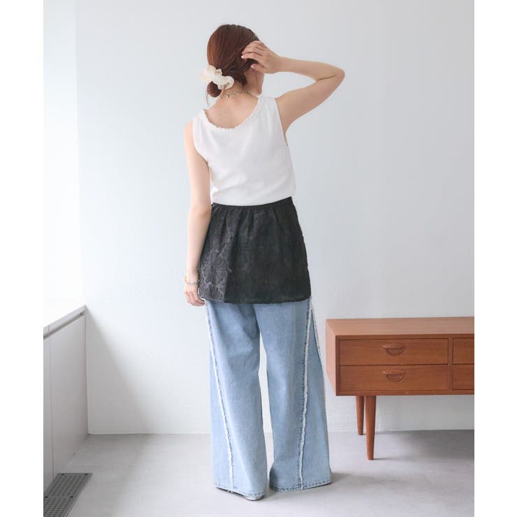 【w closet】フラワーレースミニスカート | PAL GROUP OUTLET | 詳細画像20 