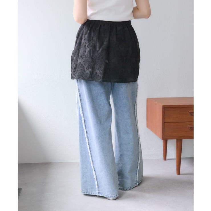 【w closet】フラワーレースミニスカート | PAL GROUP OUTLET | 詳細画像5 