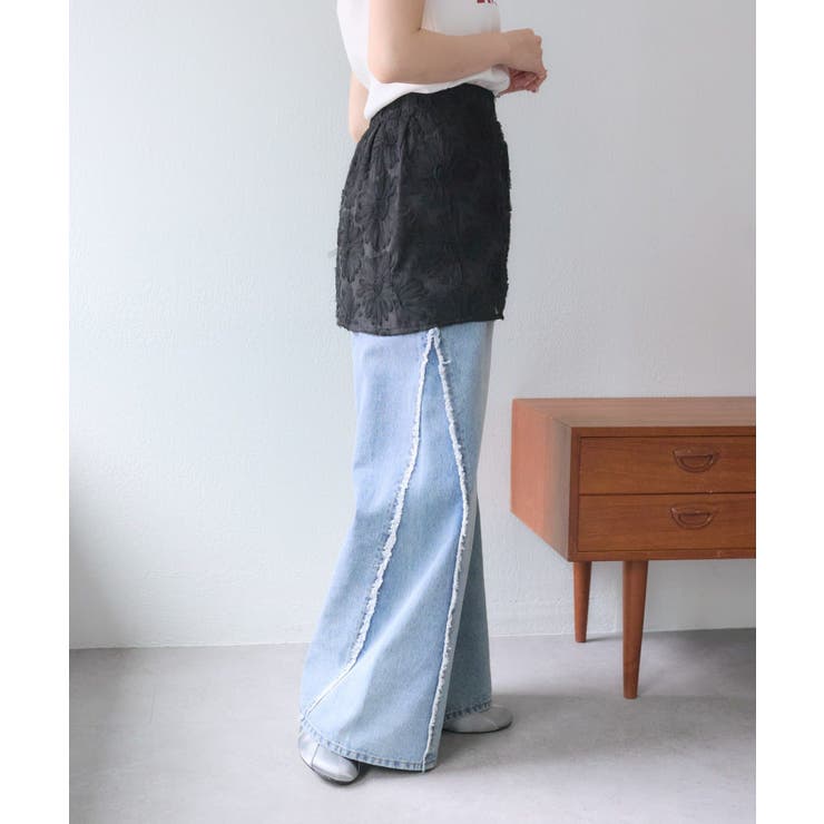 【w closet】フラワーレースミニスカート | PAL GROUP OUTLET | 詳細画像6 