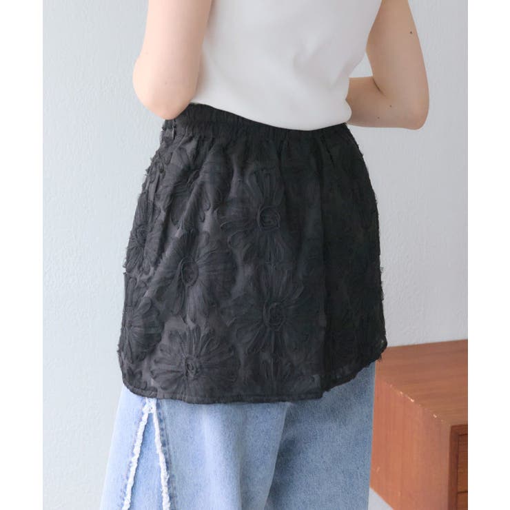 【w closet】フラワーレースミニスカート | PAL GROUP OUTLET | 詳細画像9 