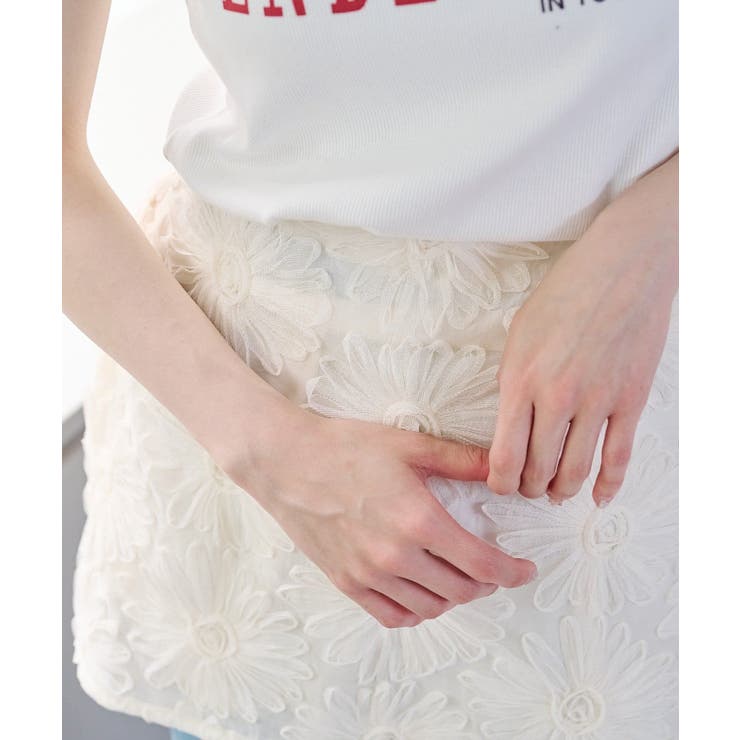 【w closet】フラワーレースミニスカート | PAL GROUP OUTLET | 詳細画像33 