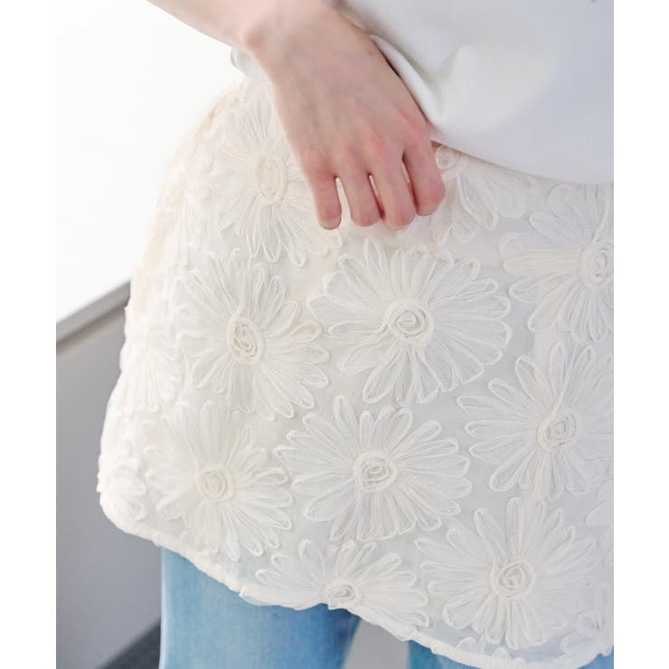 【w closet】フラワーレースミニスカート | PAL GROUP OUTLET | 詳細画像34 