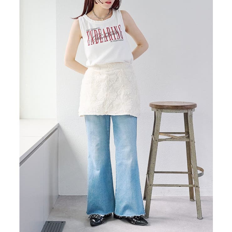 【w closet】フラワーレースミニスカート | PAL GROUP OUTLET | 詳細画像36 
