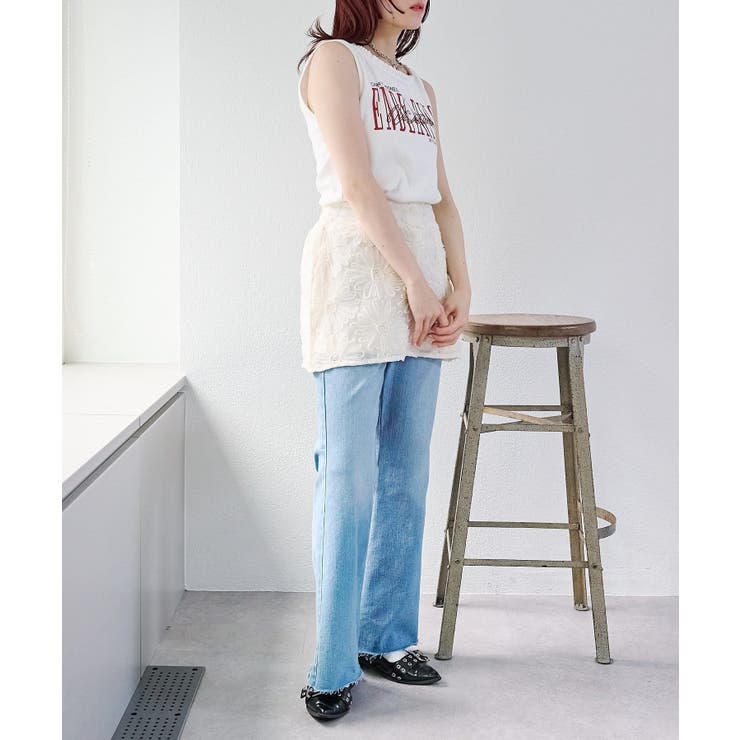 【w closet】フラワーレースミニスカート | PAL GROUP OUTLET | 詳細画像37 