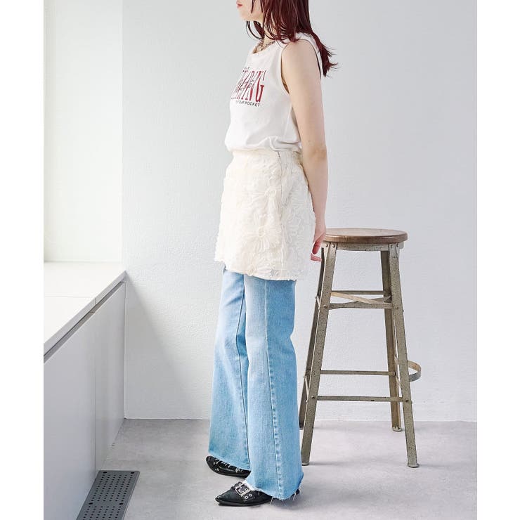 【w closet】フラワーレースミニスカート | PAL GROUP OUTLET | 詳細画像42 