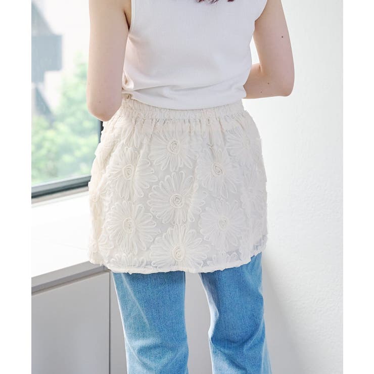 【w closet】フラワーレースミニスカート | PAL GROUP OUTLET | 詳細画像28 
