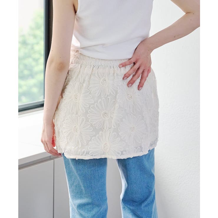 【w closet】フラワーレースミニスカート | PAL GROUP OUTLET | 詳細画像29 