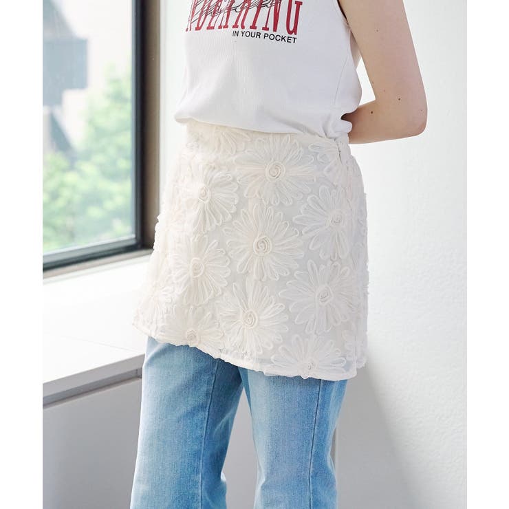 【w closet】フラワーレースミニスカート | PAL GROUP OUTLET | 詳細画像31 