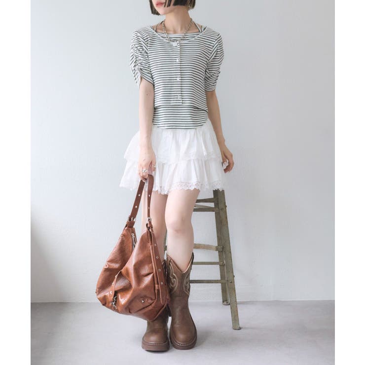 【w closet】フリルティアードミニスカパン | PAL GROUP OUTLET | 詳細画像12 