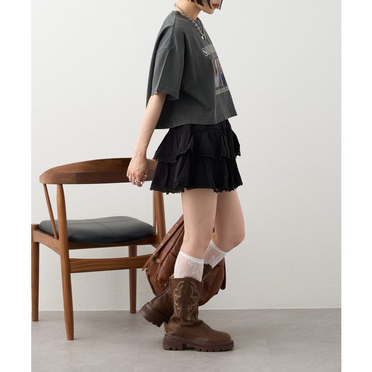 【w closet】フリルティアードミニスカパン | PAL GROUP OUTLET | 詳細画像36 