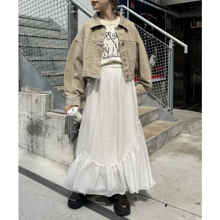 【w closet】シアーティアードスカート | PAL GROUP OUTLET | 詳細画像10 